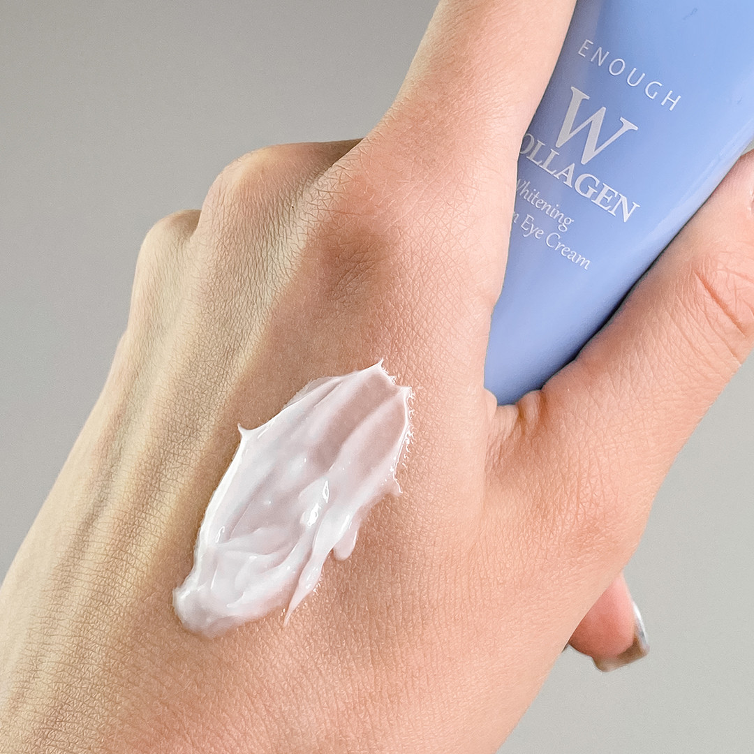 Крем для шкіри навколо очей освітлюючий з колагеном Enough W Collagen Whitening Premium Eye Cream
