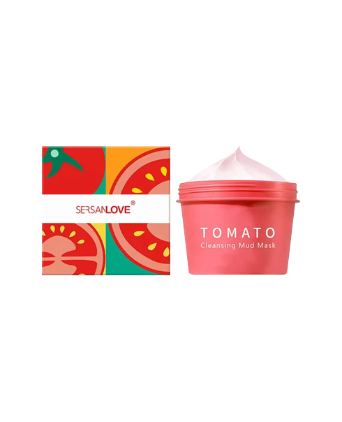 Грязьова маска для обличчя з томатом SERSAN LOVE Tomato Cleansing Mud Mask