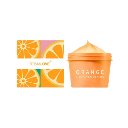 Грязевая маска для лица с апельсином SERSAN LOVE Orange Cleansing Mud Mask