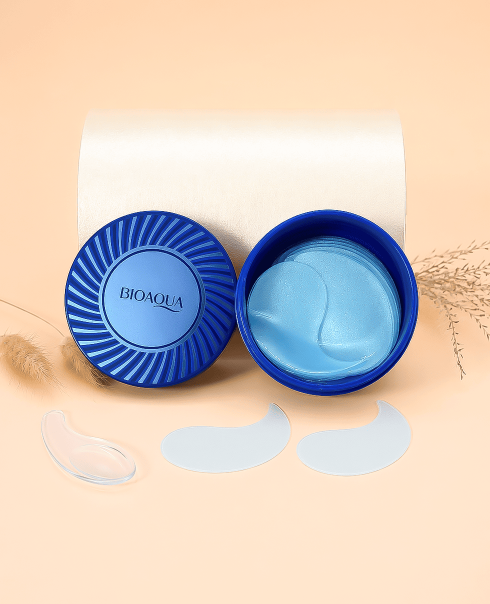 Гідрогелеві патчі з мідними пептидами BIOAQUA Blue Copper Peptide Essence Eye Mask