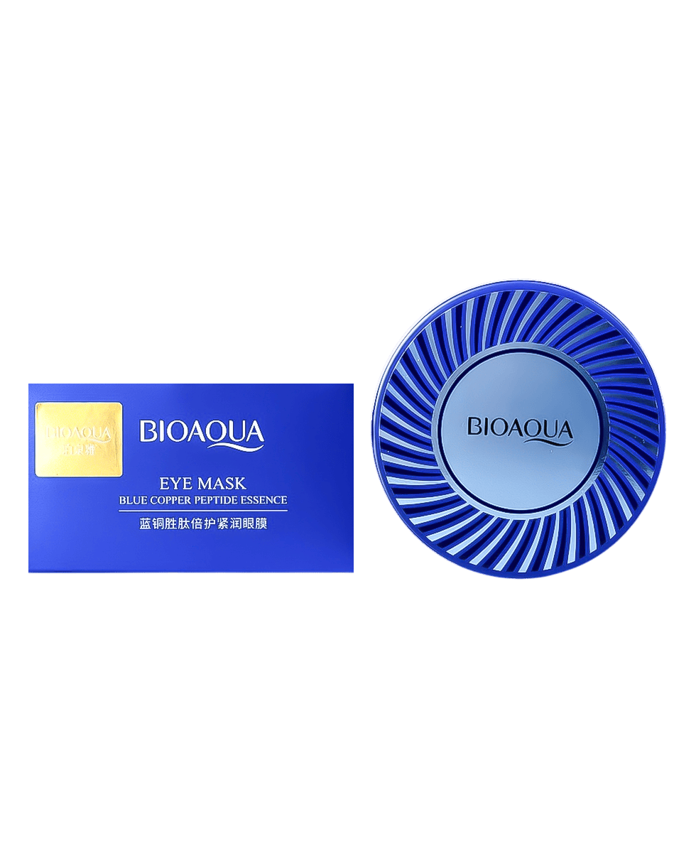 Гідрогелеві патчі з мідними пептидами BIOAQUA Blue Copper Peptide Essence Eye Mask