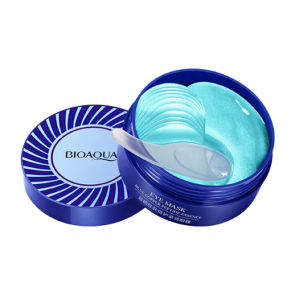 Гідрогелеві патчі з мідними пептидами BIOAQUA Blue Copper Peptide Essence Eye Mask