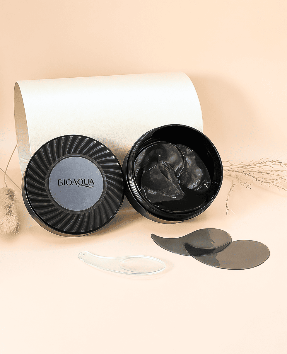 Гідрогелеві патчі з чорними перлами Bioaqua Black Pearl Crystal Clear Eye Mask