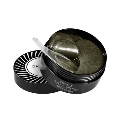 Гідрогелеві патчі з чорними перлами Bioaqua Black Pearl Crystal Clear Eye Mask