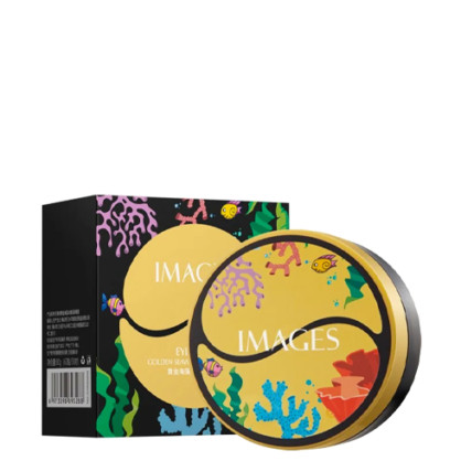 Гідрогелеві патчі з екстрактом морських водоростей Images Golden Seaweed Moisturizing Eye Mask