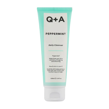 Гель для умывания с мятой Q+A Peppermint Daily Cleanser