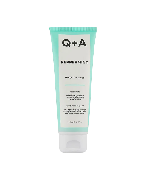 Гель для умывания с мятой Q+A Peppermint Daily Cleanser