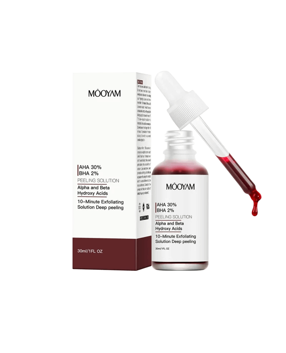 Пілінг з АНА та ВНА кислотами MOOYAM AHA 30% BHA 2% Peeling Solution