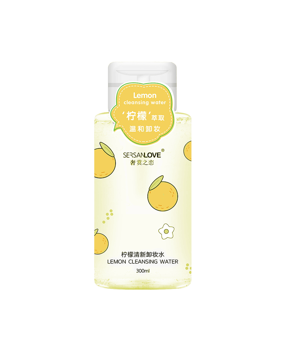 Засіб для зняття макіяжу з екстрактом лимона SERSAN LOVE Lemon Makeup Remover