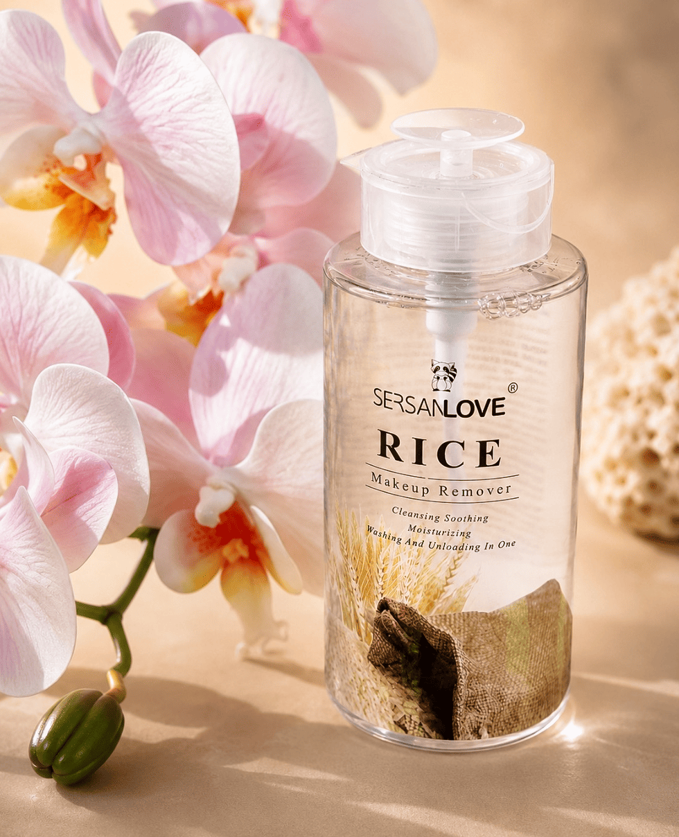 Засіб для зняття макіяжу з екстрактом рису SERSAN LOVE Rice Makeup Remover