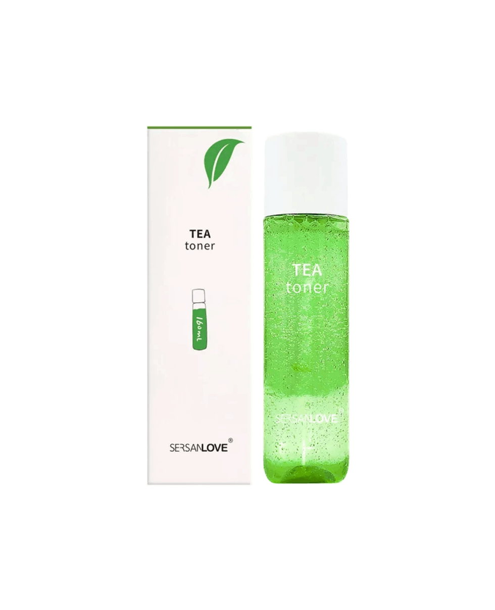 Тонер з екстрактом зеленого чаю SERSAN LOVE Green Tea Toner Moisturizing Water