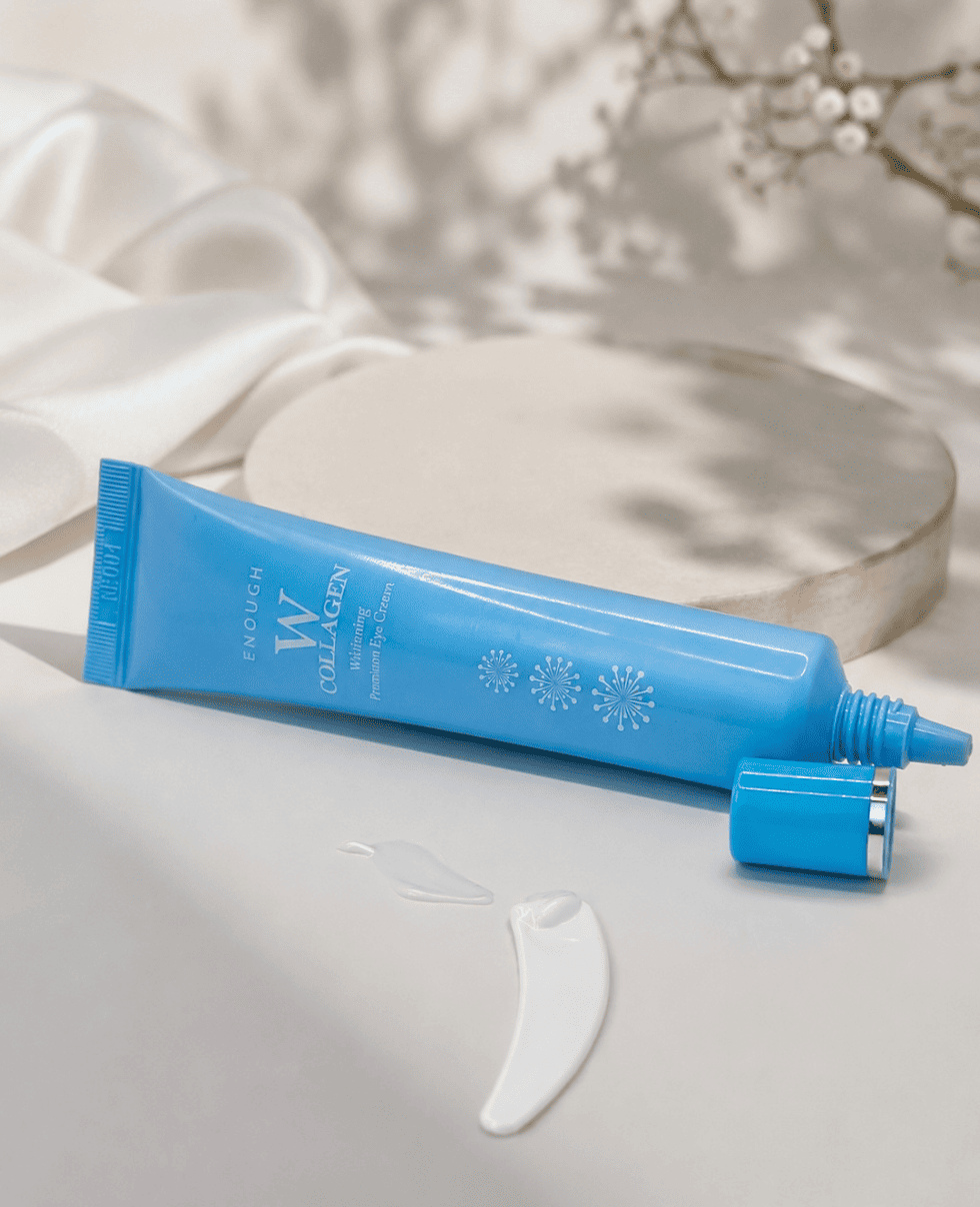 Крем для шкіри навколо очей освітлюючий з колагеном Enough W Collagen Whitening Premium Eye Cream