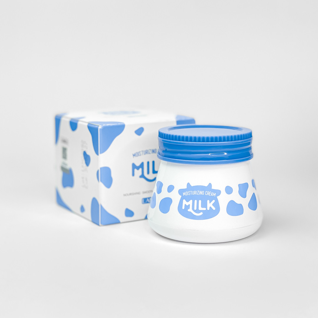 Крем для обличчя з протеїнами молока LAIKOU Milk Moisturizing Cream