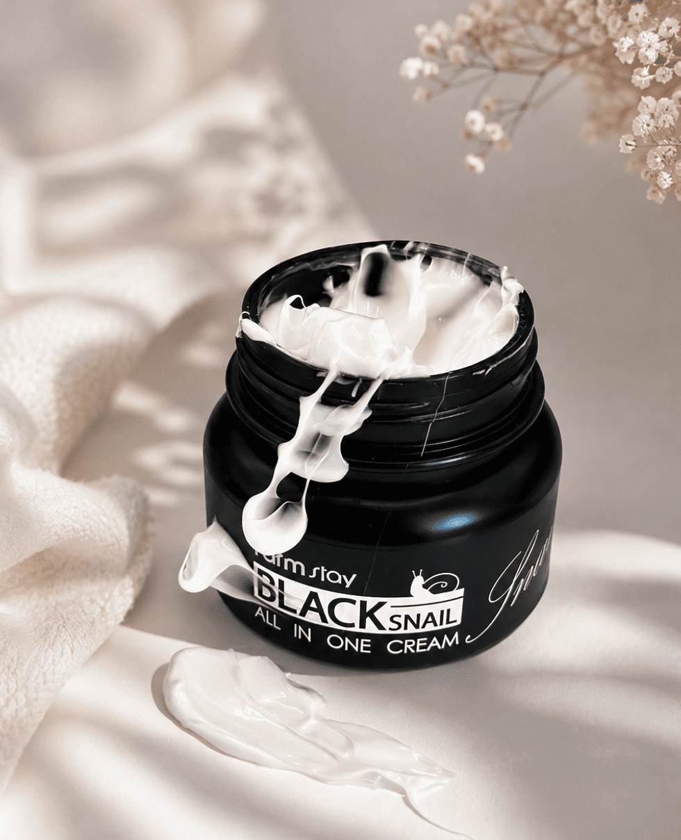 Крем для обличчя з муцином чорного равлика Farm Stay All-In-One Black Snail Cream