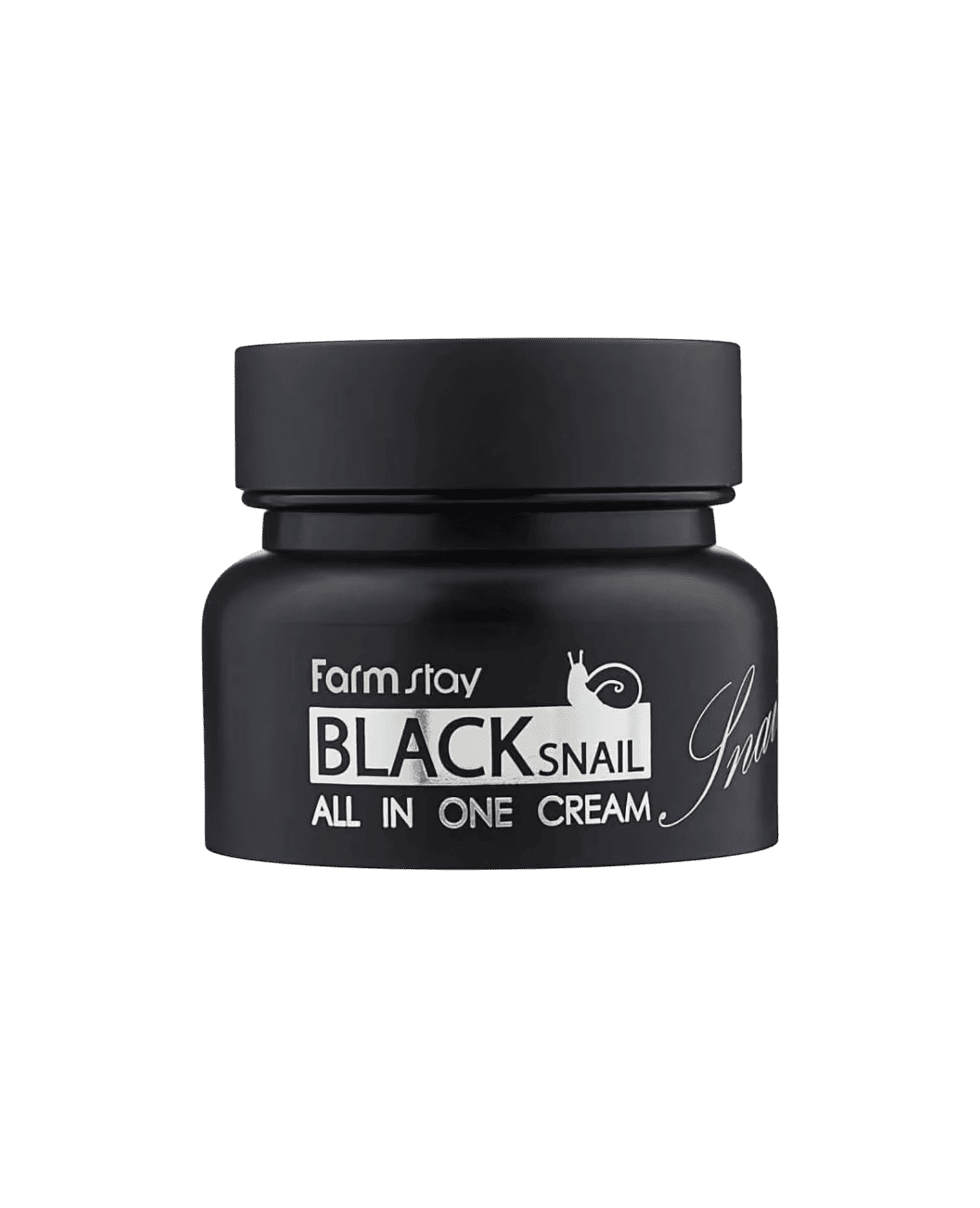 Крем для обличчя з муцином чорного равлика Farm Stay All-In-One Black Snail Cream