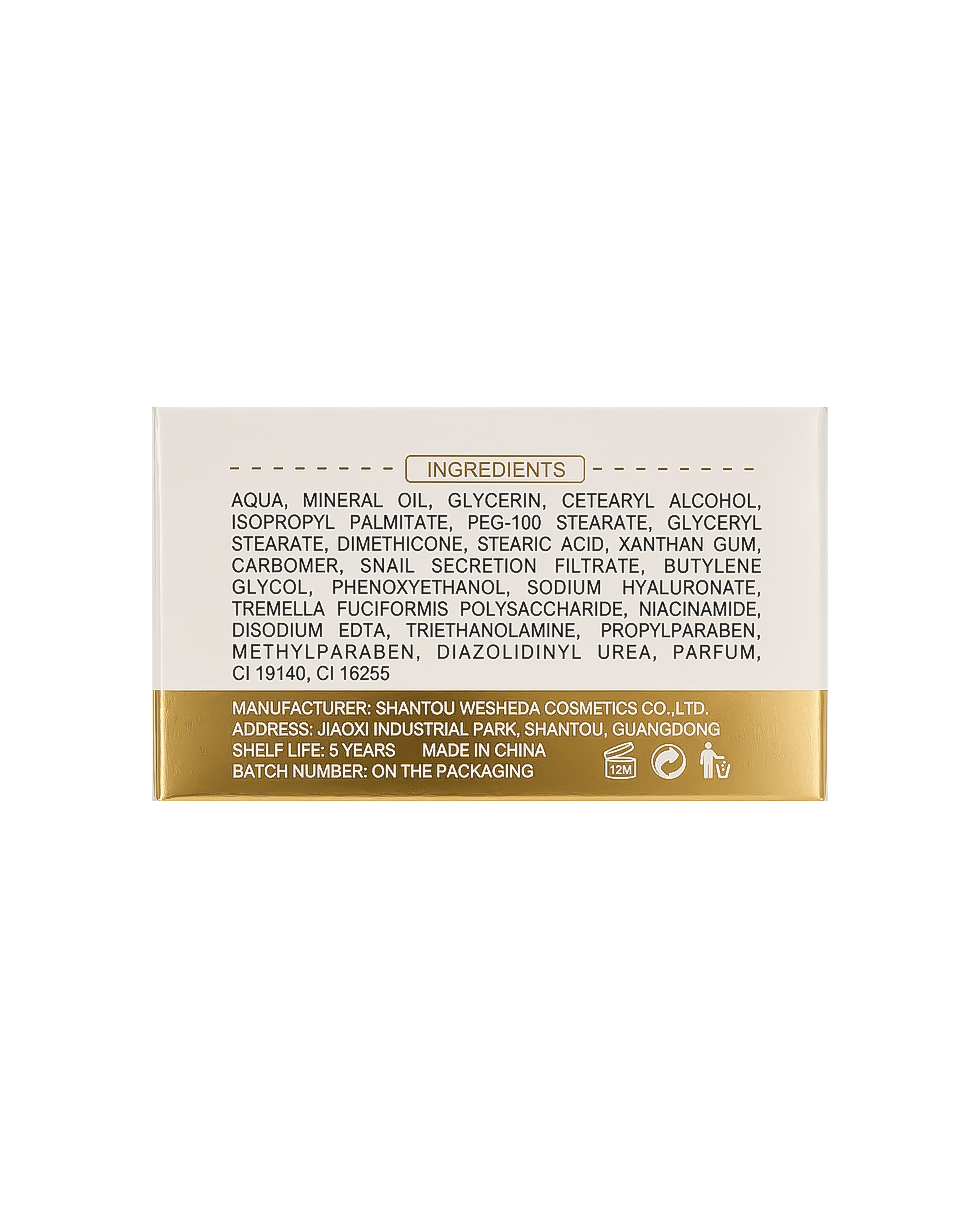 Крем для обличчя з муцином равлика LAIKOU Korea Snail Essence Cream
