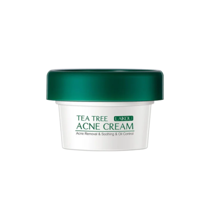 Крем для обличчя від акне з екстрактом чайного дерева LAIKOU Tea Tree Acne Cream