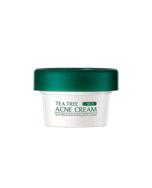 Крем для обличчя від акне з екстрактом чайного дерева LAIKOU Tea Tree Acne Cream