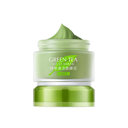 Грязевая маска для лица с экстрактом зеленого чая LAIKOU Green Tea Mud Musk
