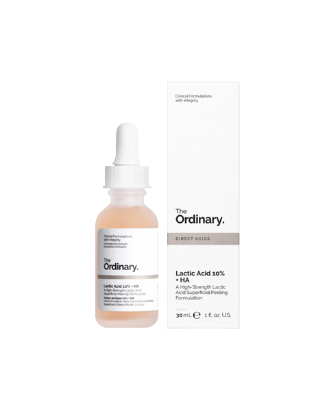 Пілінг з молочною кислотою The Ordinary Lactic Acid 10% + HA