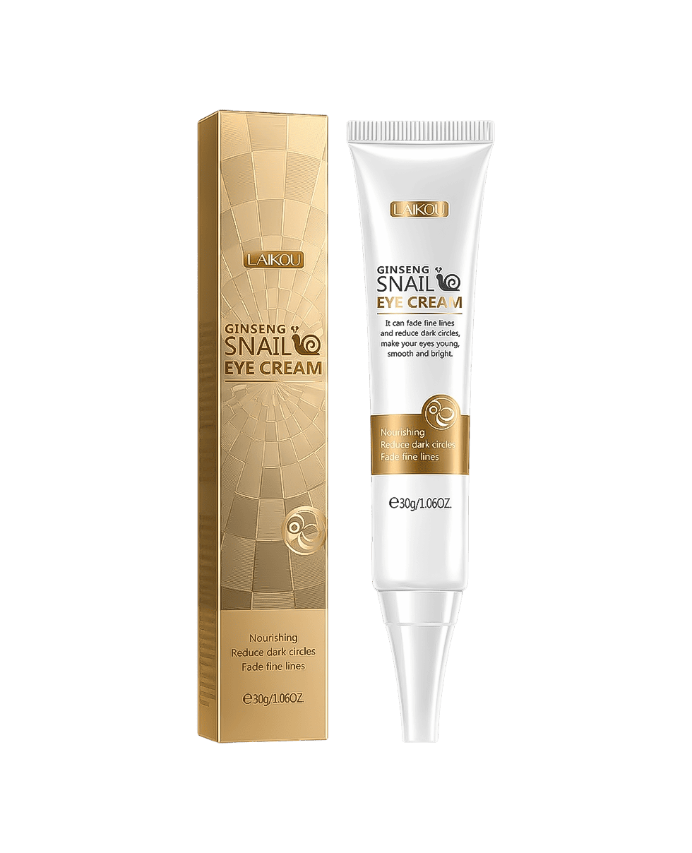 Крем вокруг глаз с муцином улитки LAIKOU Ginseng Snail Eye Cream