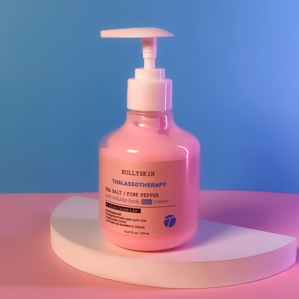 Розігріваючий антицелюлітний крем для тіла HOLLYSKIN Thalassotherapy Anti-cellulite Body Hot Cream