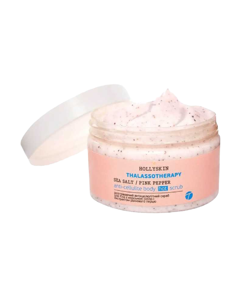 Розігріваючий антицелюлітний скраб для тіла HOLLYSKIN Thalassotherapy Anti-cellulite Body Hot Scrub