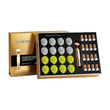 Подарочный набор для комплексного ухода за кожей лица Luofmiss Hydration And Tenderness 33 Piece Set