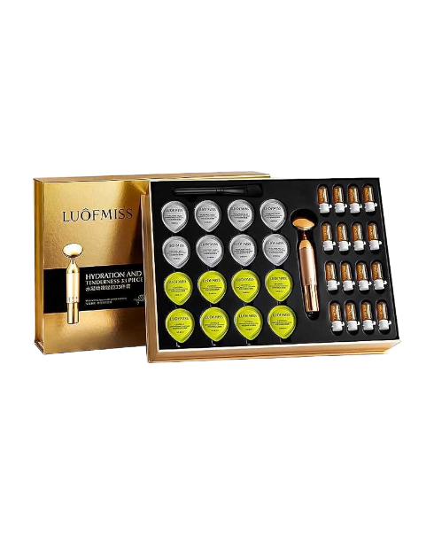 Подарочный набор для комплексного ухода за кожей лица Luofmiss Hydration And Tenderness 33 Piece Set