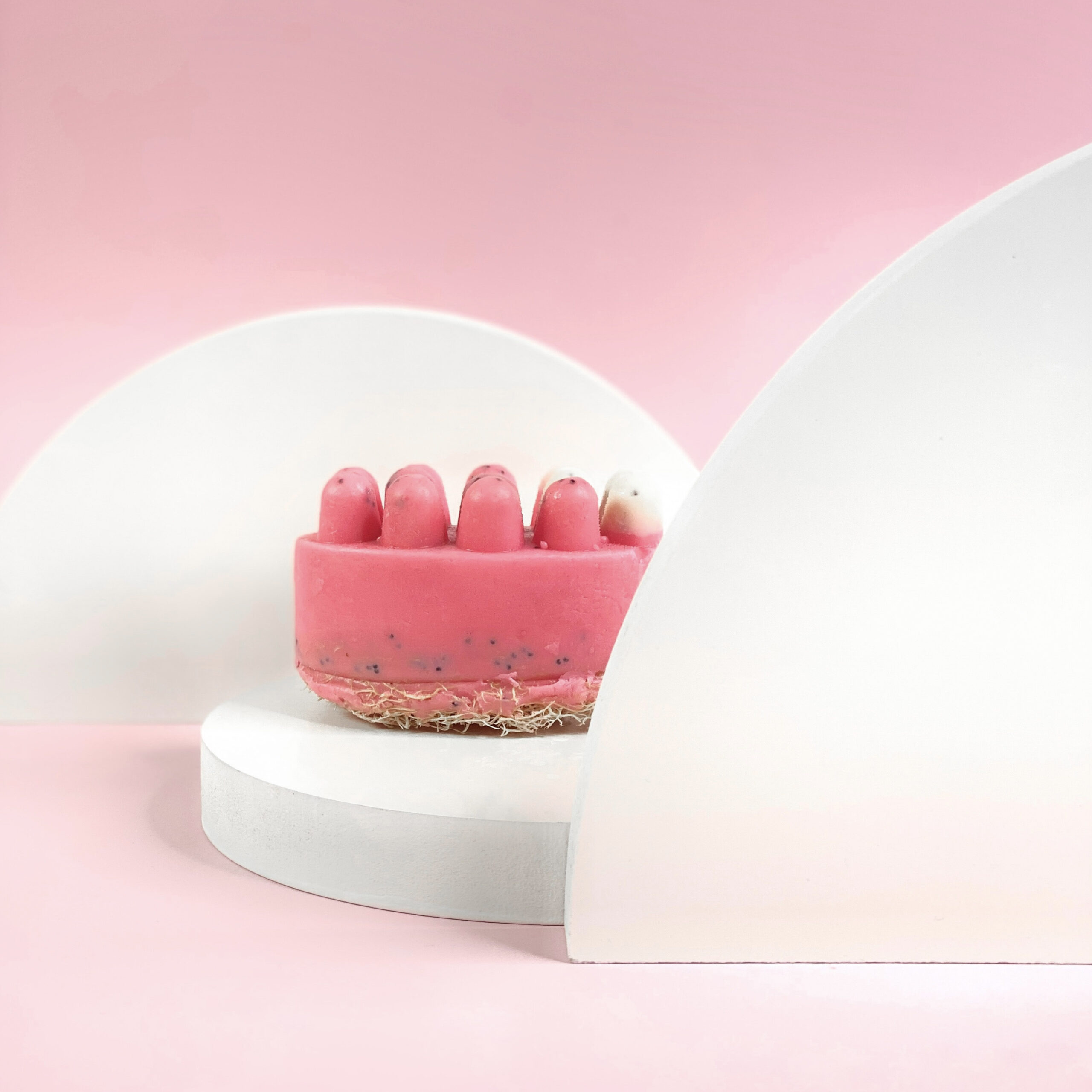 Масажне мило-скраб для тіла з люфою Top Beauty