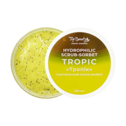 Гідрофільний скраб-щербет для тіла з ароматом тропічних фруктів Top Beauty Hydrophilic Scrub-sorbet Tropic