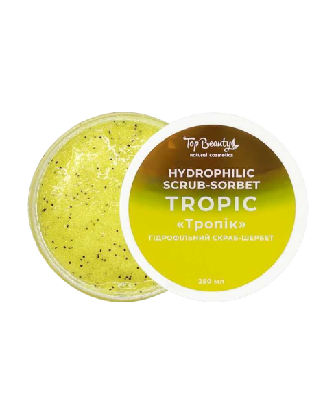 Гідрофільний скраб-щербет для тіла з ароматом тропічних фруктів Top Beauty Hydrophilic Scrub-sorbet Tropic