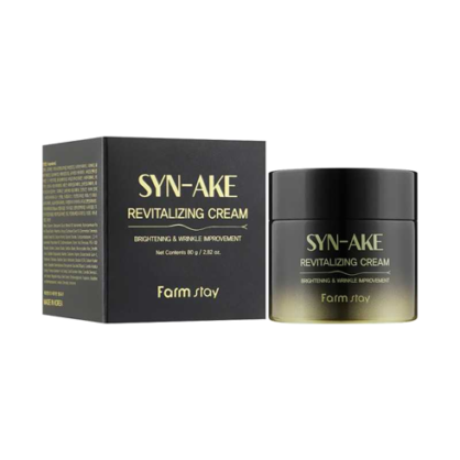 Крем для обличчя зі зміїним пептидом Farm Stay Syn-ake Revitalizing Cream