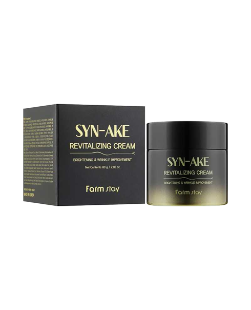 Крем для обличчя зі зміїним пептидом Farm Stay Syn-ake Revitalizing Cream