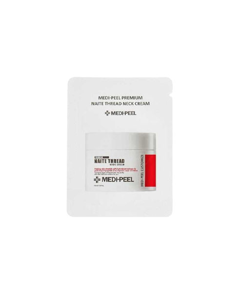 Крем для шеи и декольте с пептидами Medi Peel Naite Thread Neck Cream (пробник)