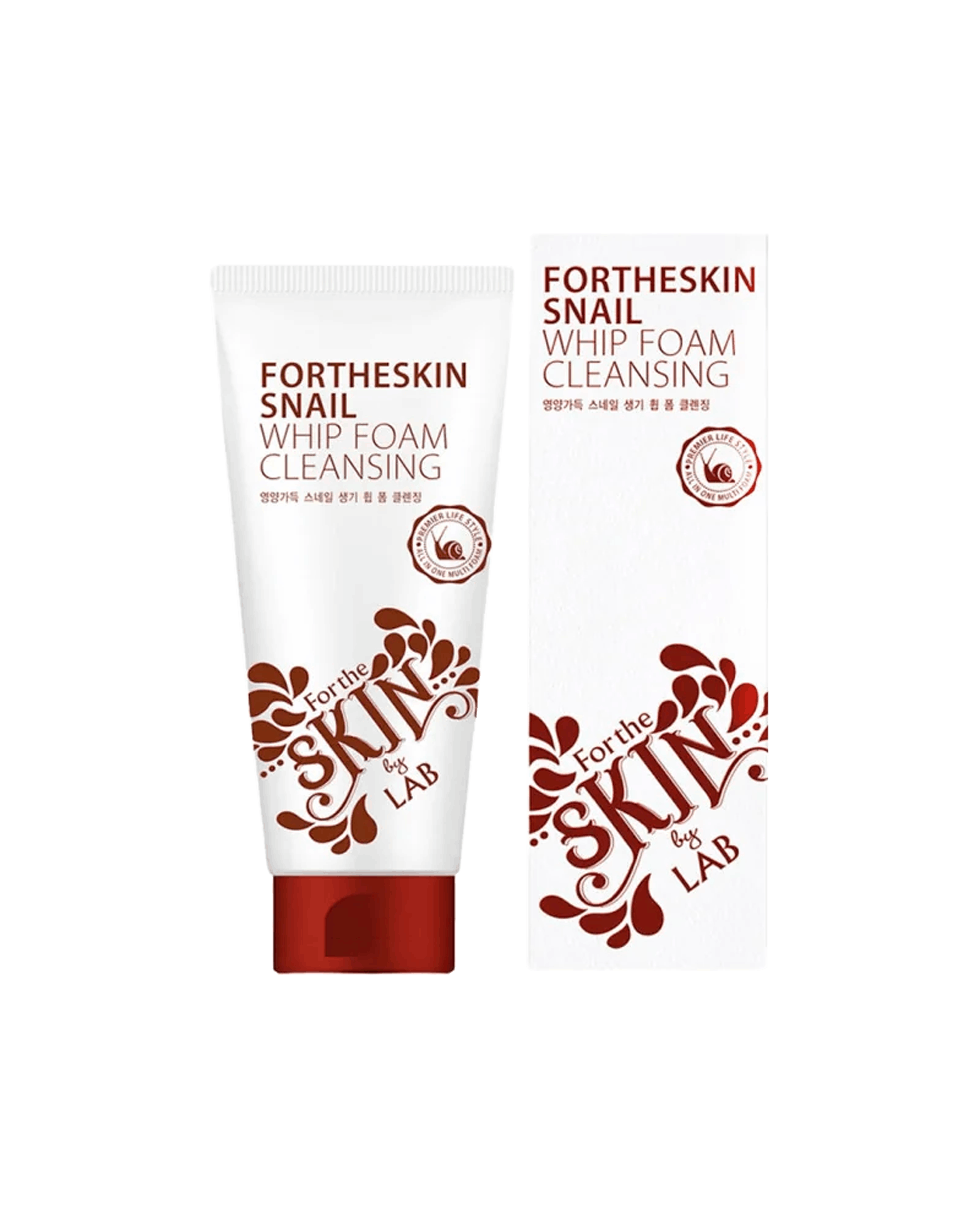 Пенка для умывания с муцином улитки FORTHESKIN Snail Whip Foam Cleansing