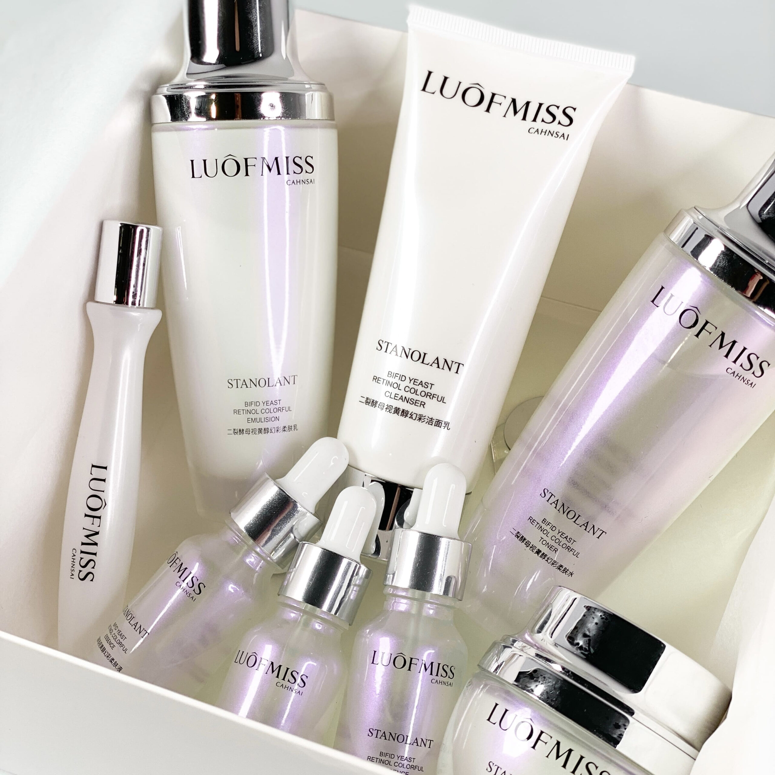 Подарочный бокс с ретинолом Luofmiss Bifid Yeast Retinol box0011