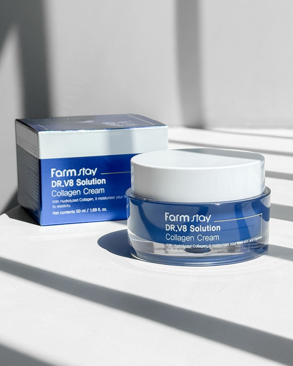 Крем для обличчя з колагеном Farm Stay Dr.V8 Solution Collagen Cream