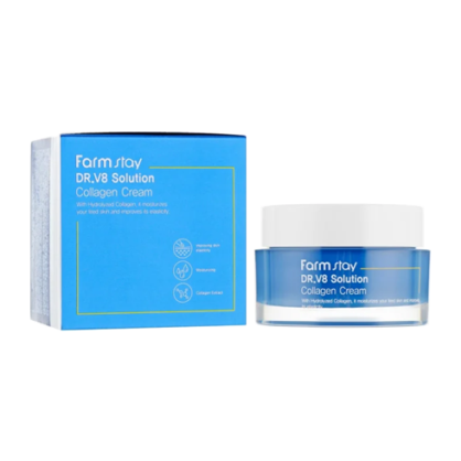 Крем для обличчя з колагеном Farm Stay Dr.V8 Solution Collagen Cream