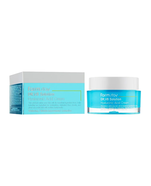 Крем для обличчя з гіалуроновою кислотою Farm Stay Dr.V8 Solution Hyaluronic Acid Cream