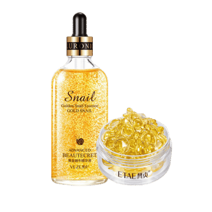 Сироватка з муцином равлика + капсули для шкіри навколо очей