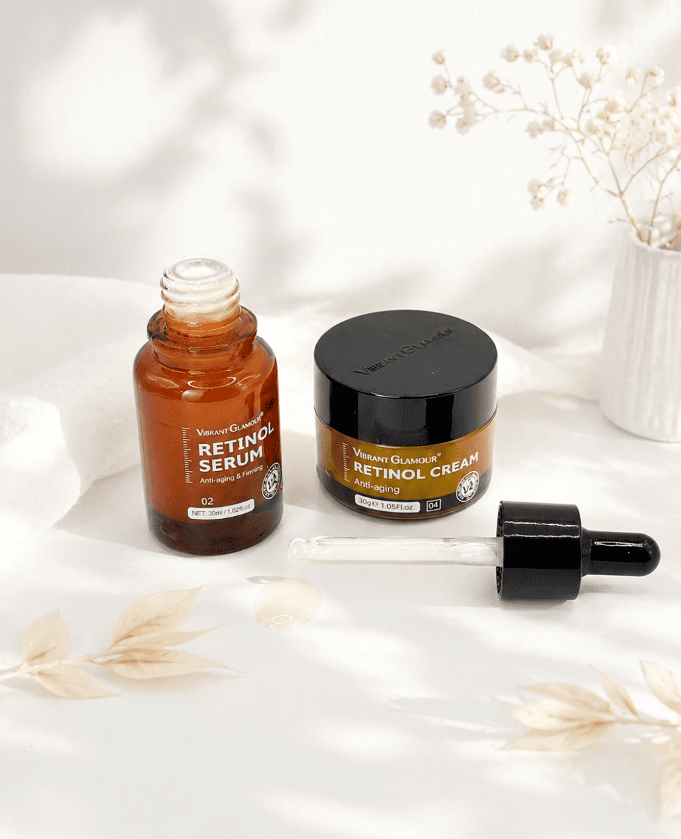Сироватка + крем для обличчя з ретинолом Vibrant Glamour