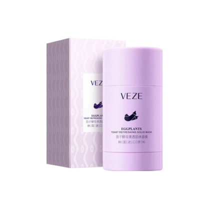 Очищающая маска c экстрактом баклажана Veze Eggplants Yeast Refreshing Solid Mask
