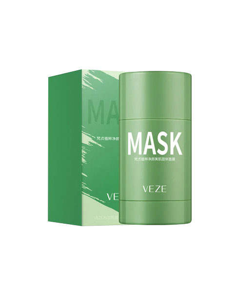 Очищаюча маска з екстрактом зеленого чаю Veze Botanical Essence Facial Solid Mask