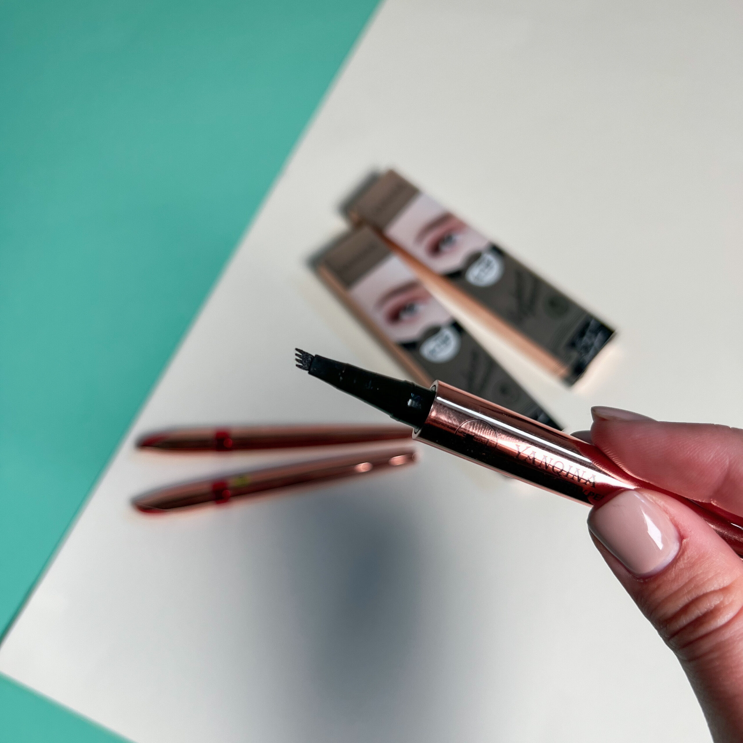 Маркер для брів YANQINA 4-Tip Eyebrow Pencil