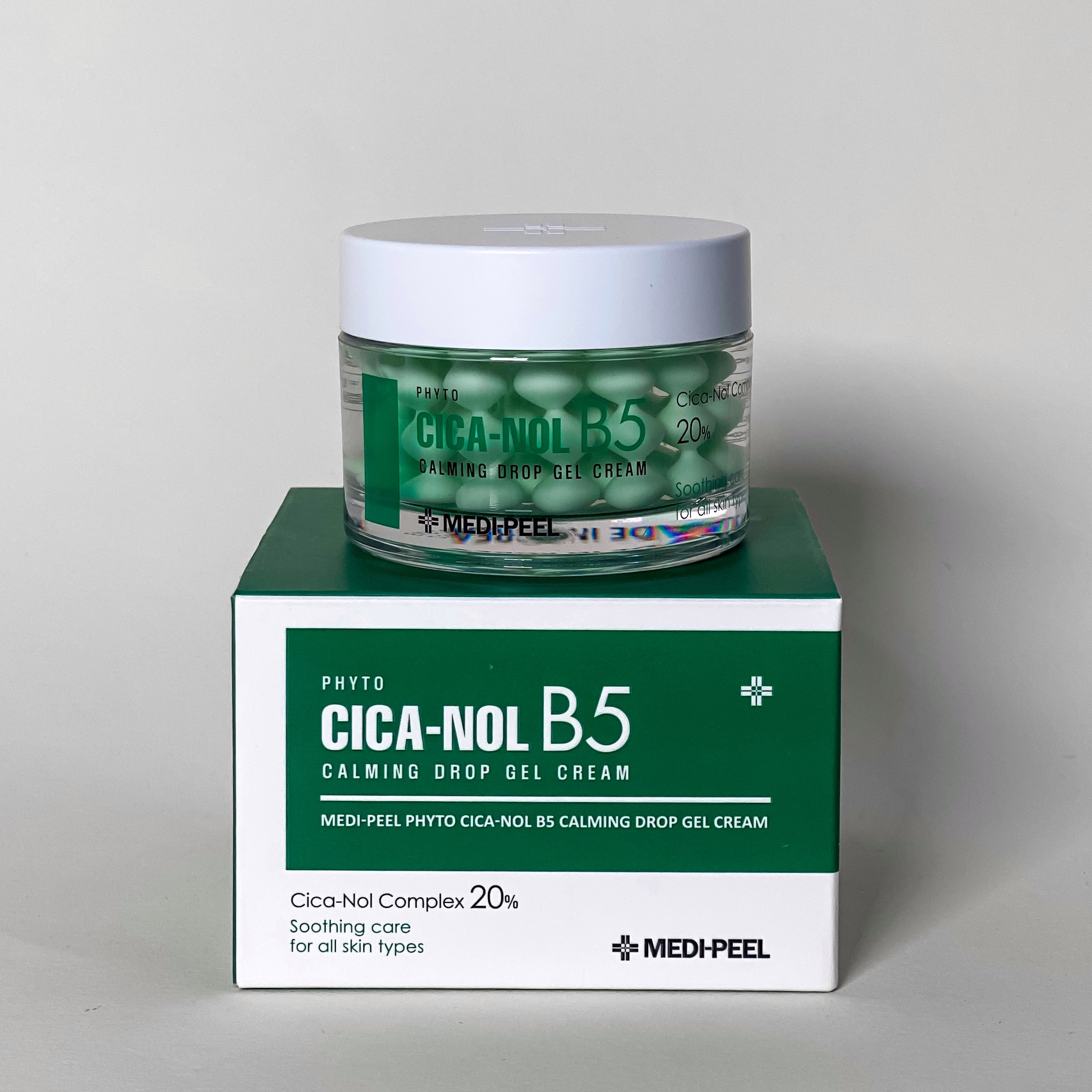 Заспокійливий капсульний крем-гель Medi Peel Phyto Cica-Nol B5 Calming Drop Gel Cream