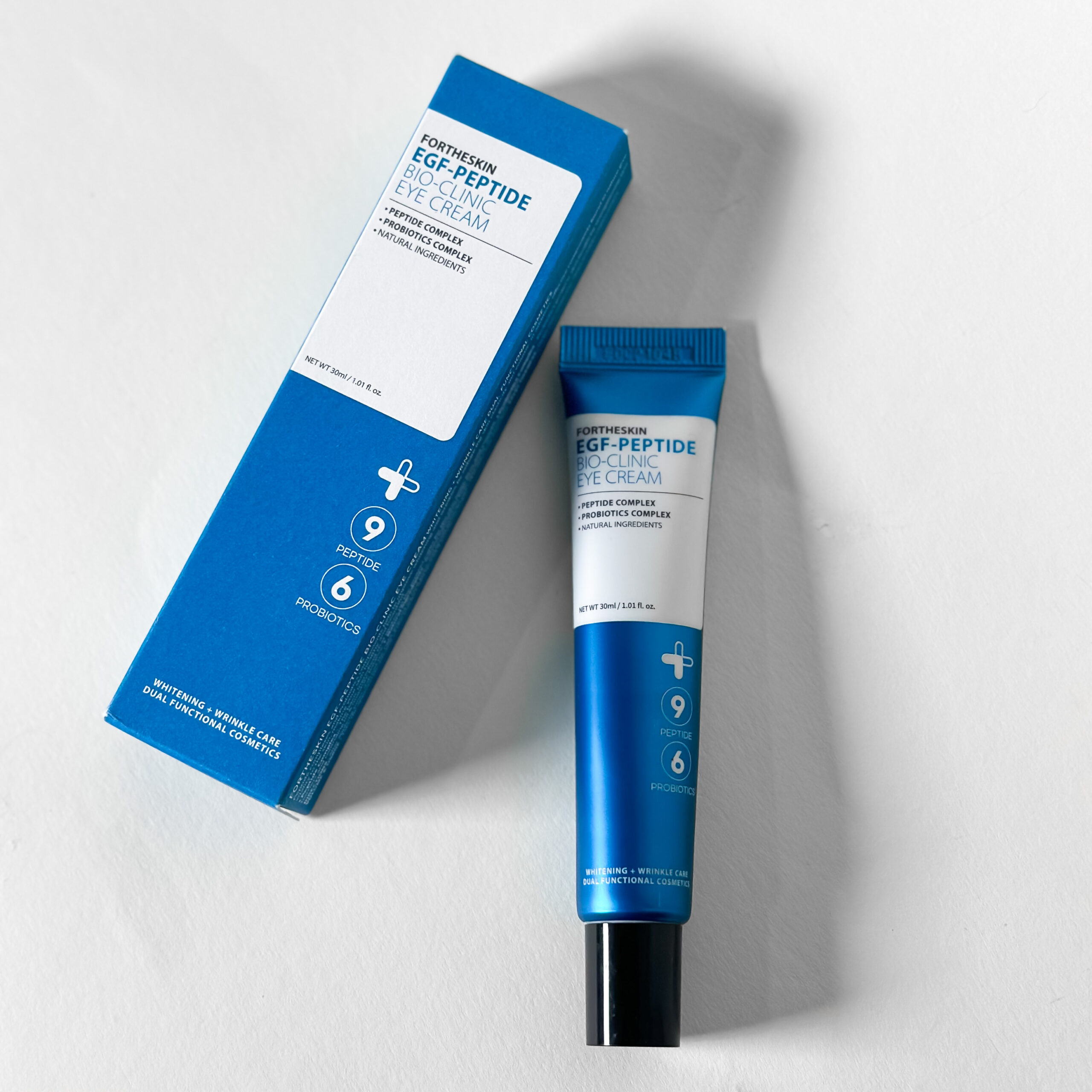 Крем для шкіри навколо очей з пептидами FORTHESKIN EGF-peptide Bio-clinic Eye Cream