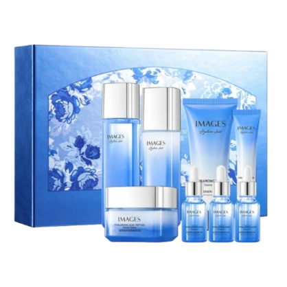 Подарочный набор с гиалуроновой кислотой и пептидами Images Hyaluronic Acid Peptide Delicate Glowing Set