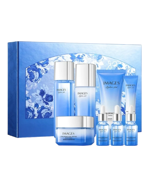 Подарочный набор с гиалуроновой кислотой и пептидами Images Hyaluronic Acid Peptide Delicate Glowing Set