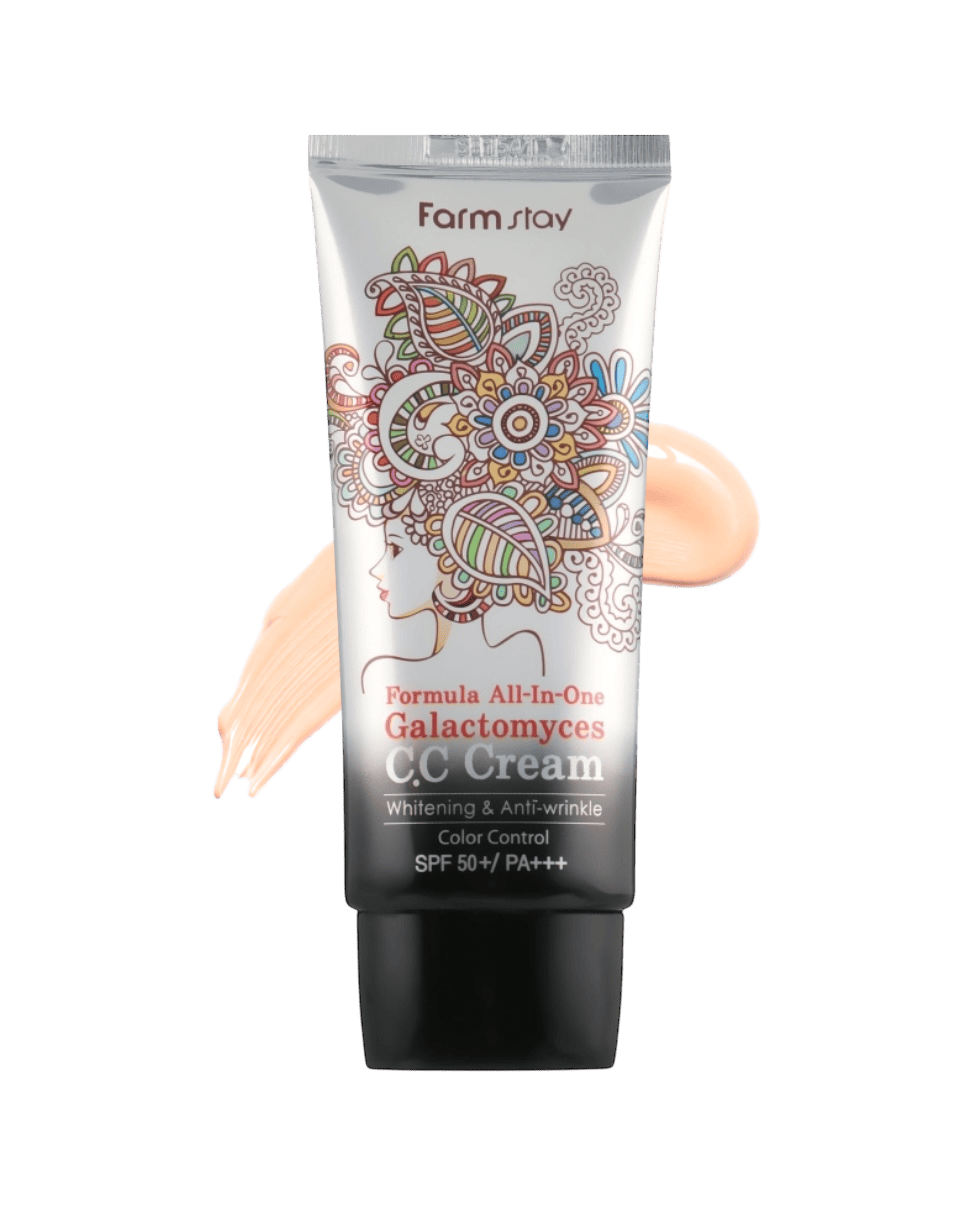 Багатофункціональний СС крем Farm Stay Formula All-In One Galactomyces C.C Cream SPF50/PA+++